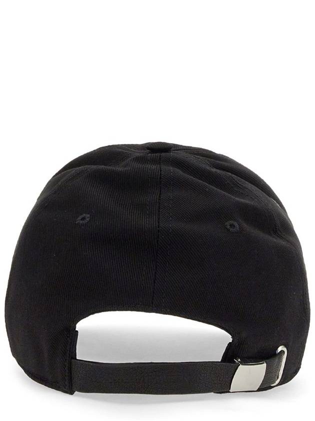 Signature Embroidered Logo Ball Cap White Black - ALEXANDER MCQUEEN - BALAAN 6