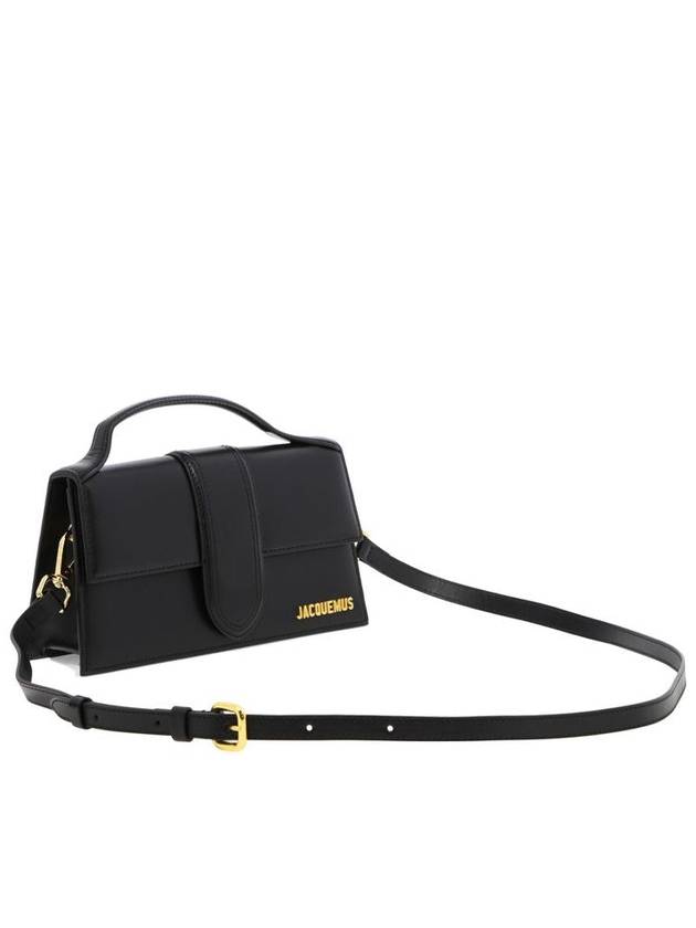 Le Grand Bambino Leather Tote Bag Black - JACQUEMUS - BALAAN 4