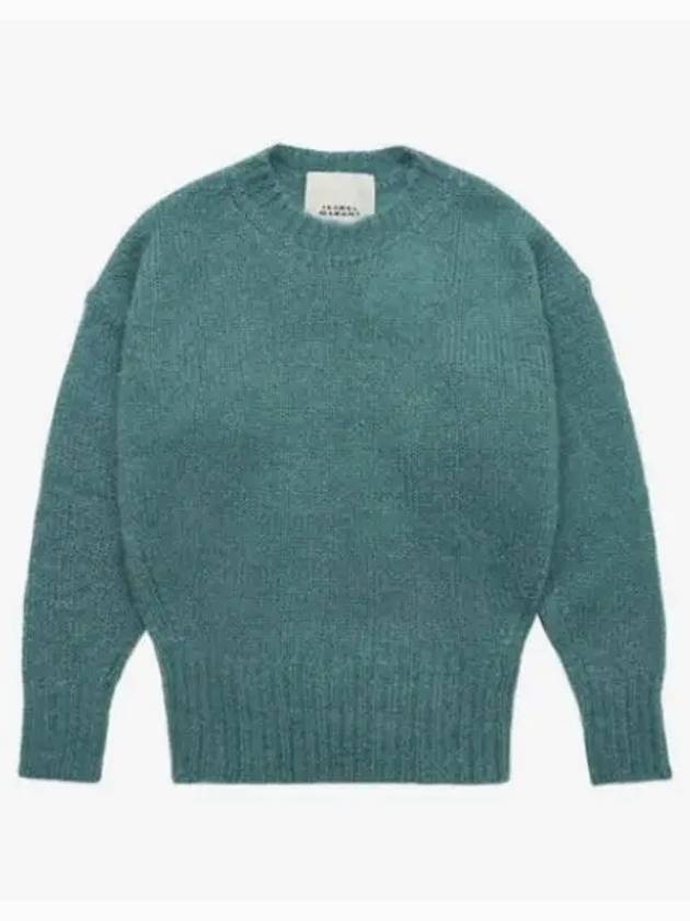 Emma Mohair Jumper Knit Top Dusty Green - ISABEL MARANT - BALAAN 2