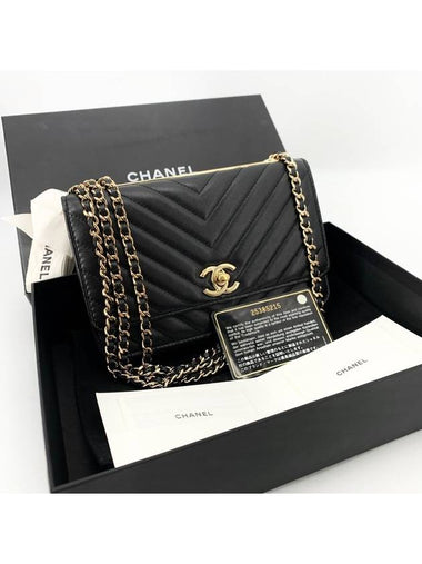 Lambskin Chevron Trendy CC WOC - CHANEL - BALAAN 1