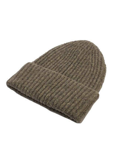 Rib Knit Beanie Brown - ACNE STUDIOS - BALAAN 2