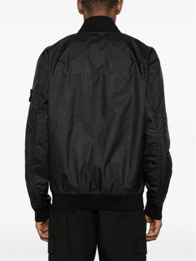 Membrana 3L TC Bomber Jacket Black - STONE ISLAND - BALAAN 5