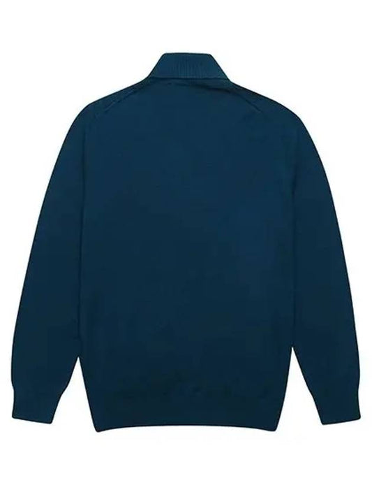 Front panel turtleneck pullover 2603GXKWBLUE GREEN - BLACK&WHITE - BALAAN 2