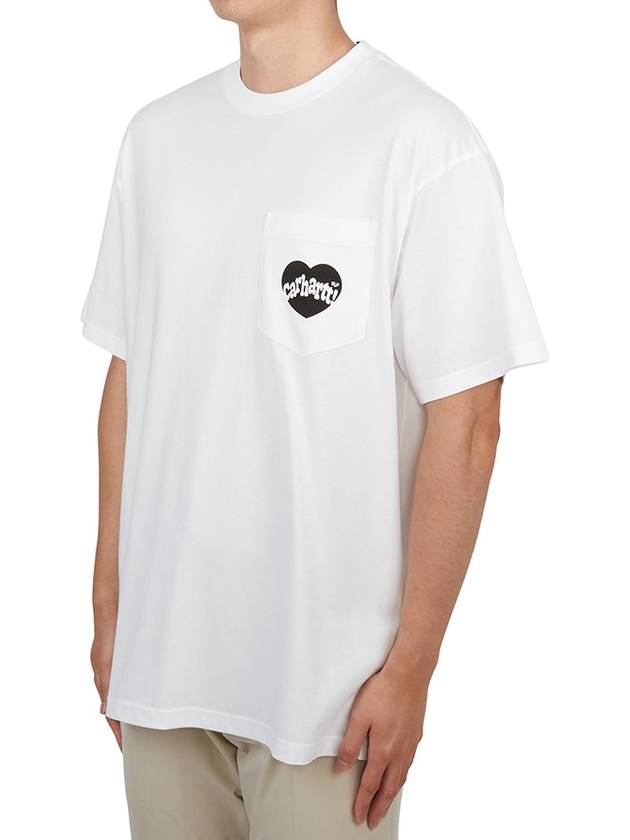 24 F W Carhartt Cotton T-Shirt WITH FRONTAL AMOUR LOGO I03367500AXX B0651173280 - CARHARTT WIP - BALAAN 3