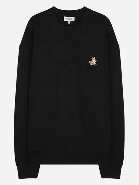 Fox Cotton Sweatshirt Black - MAISON KITSUNE - BALAAN 2