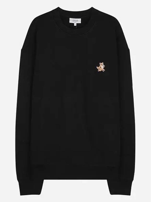 Fox Cotton Sweatshirt Black - MAISON KITSUNE - BALAAN 2