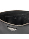 Small Saffiano Leather Pouch Black - PRADA - BALAAN 8