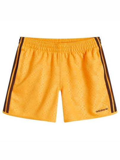 Sprinter 3 Stripes Embossed 80s Shorts Orange - ADIDAS - BALAAN 2