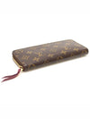 M60742 Monogram Canvas Fuchsia Clemence Wallet Long - LOUIS VUITTON - BALAAN 4