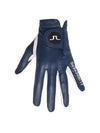 Lawn leather golf gloves navy - J.LINDEBERG - BALAAN 2