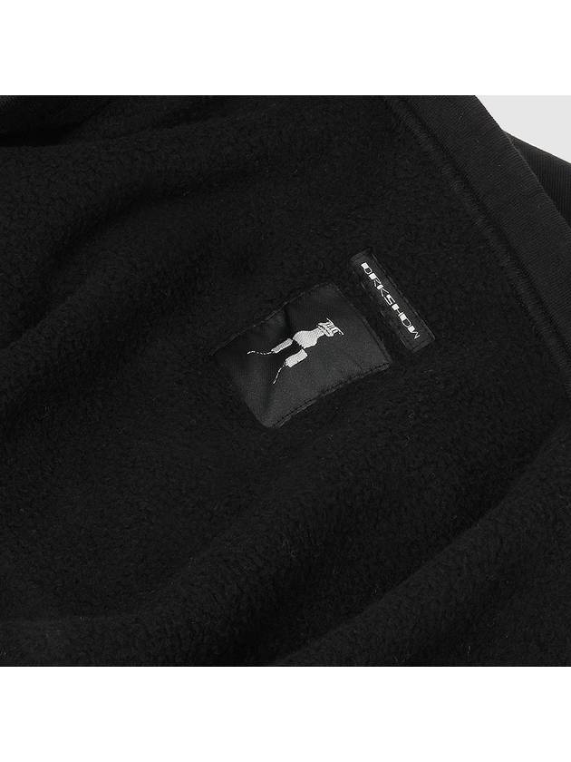 Dark Shadow Barbell Poncho Sweatshirt DS19S4234F 09 BLACK DAC003bk - RICK OWENS - BALAAN 7