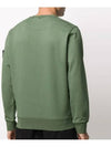 Garment Dyed Cotton Crewneck Sweatshirt Khaki - STONE ISLAND - BALAAN 5