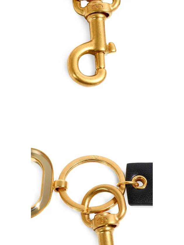 V Logo Signature Key Holder Gold - VALENTINO - BALAAN 5