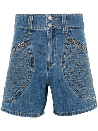 Isabel Marant Candice High-Rise Denim Shorts - ISABEL MARANT - BALAAN 1