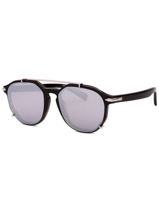 DiorBlackSuit RI 29A4 officially imported round horn rimmed mirror luxury sunglasses - DIOR - BALAAN 1