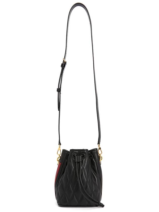 Donae Leather Bucket Bag Black - BALLY - BALAAN 9