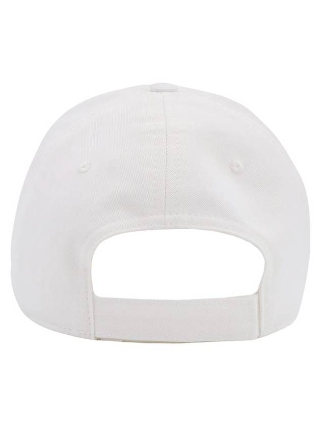 Embroidered Logo Ball Cap White - MARNI - BALAAN 3