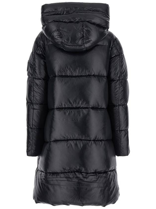 'Isabel' Black Oversized Down Jacket With Hood In Nylon Woman - SAVE THE DUCK - BALAAN 2