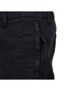 Supima Cotton Twill Stretch TC Straight Pants Black - STONE ISLAND - BALAAN 8