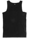 Crew Neck Cotton Sleeveless Black - HUGO BOSS - BALAAN 2