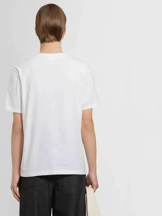 Dressed Fox Regular Short Sleeve T-Shirt White - MAISON KITSUNE - BALAAN 4