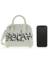 Bill Graffiti Tote Bag White - BALENCIAGA - BALAAN 7