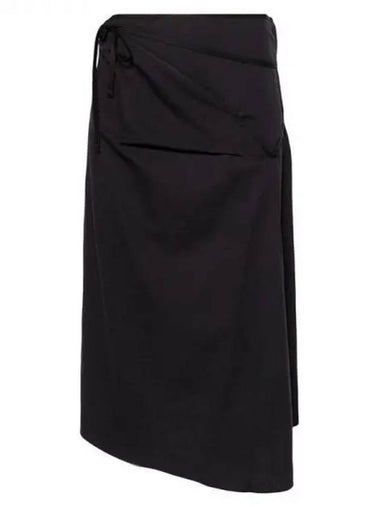 Asymmetric twill skirt 270560 - LEMAIRE - BALAAN 1