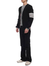 Milano Stitch 4-Bar Cardigan Black - THOM BROWNE - BALAAN 5