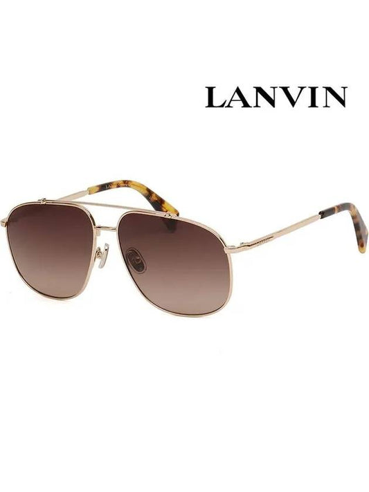 Eyewear Gradient Pilot Sunglasses Gold - LANVIN - BALAAN 2