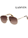 Eyewear Gradient Pilot Sunglasses Gold - LANVIN - BALAAN 6