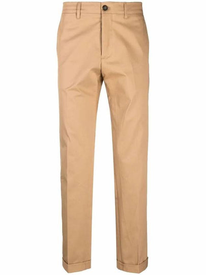 Roll-up Straight Pants Beige - GOLDEN GOOSE - BALAAN 2