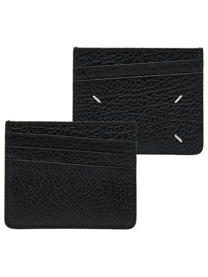 Four Stitch Card Wallet Black - MAISON MARGIELA - BALAAN 2