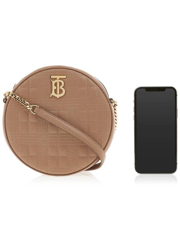 TB Logo Monogram Quilted Lewis Cross Bag Beige - BURBERRY - BALAAN 7