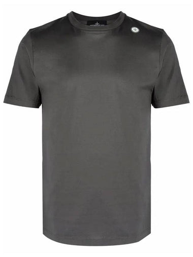 Shadow Project Logo Short Sleeve T-Shirt Grey - STONE ISLAND - BALAAN 1