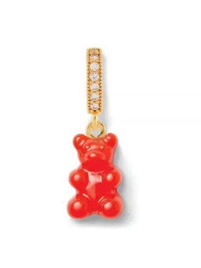 NOSTALGIA BEAR PAVE CONNECTOR SANGRIA Nostalgia bear pendant - CRYSTAL HAZE - BALAAN 1