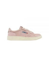 Medalist Goatskin Low Tab Sneakers Pink - AUTRY - BALAAN 2