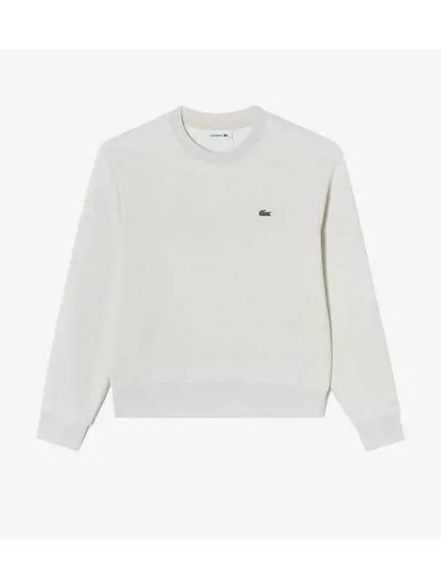 Women s Technical Crew Neck Sweatshirt Oatmeal - LACOSTE - BALAAN 1