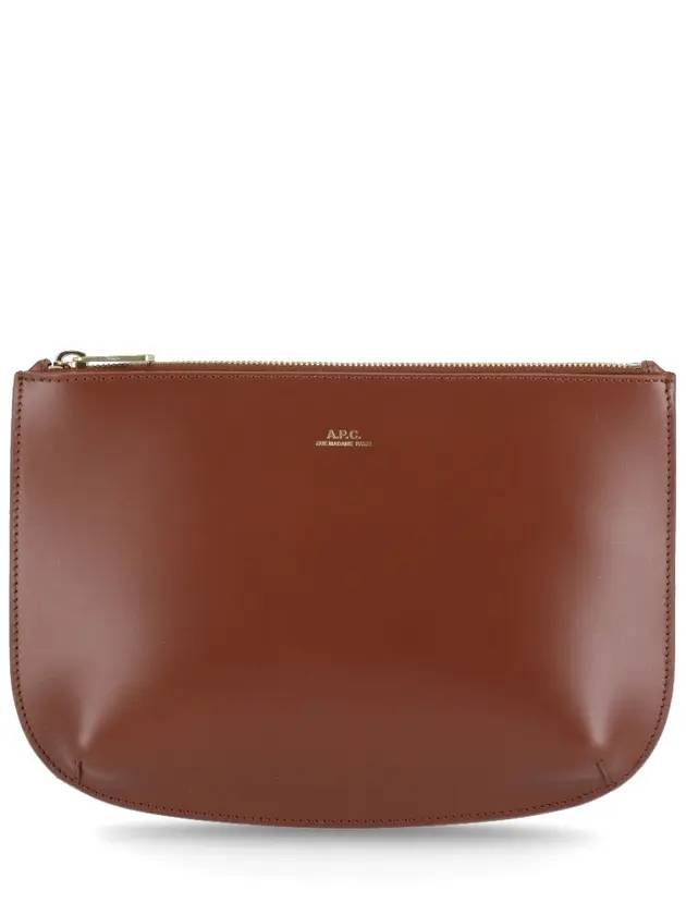 Sarah Clutch Bag Noisette - A.P.C. - BALAAN 1