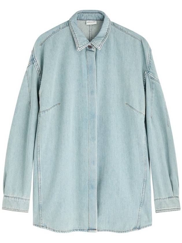 Dries Van Noten 02210Camis Denim 9378 W.W.Shirt Clothing - DRIES VAN NOTEN - BALAAN 1