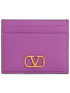 Exclusive special price limited to 30 pieces V logo signature women s card wallet P0V32SNP ZHU - VALENTINO - BALAAN 1