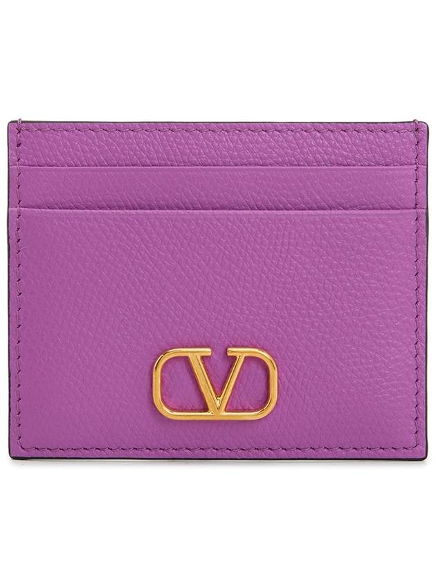 Exclusive special price limited to 30 pieces V logo signature women s card wallet P0V32SNP ZHU - VALENTINO - BALAAN 1