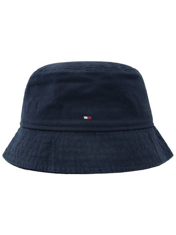 Unisex small logo cotton bucket hat - TOMMY HILFIGER - BALAAN 1