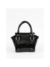 Vivienne Westwood ORB logo patent leather tote bag 48030002WL001O N403 - VIVIENNE WESTWOOD - BALAAN 2