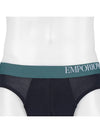 Logo 3 Pack Briefs Navy - EMPORIO ARMANI - BALAAN 8