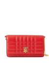 Lola Quilted Shoulder Bag Red - BURBERRY - BALAAN 1