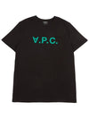 VPC Logo Organic Cotton Short Sleeve T-Shirt Black - A.P.C. - BALAAN 2