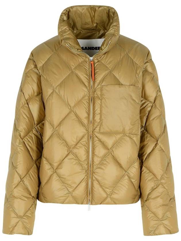 Jil Sander Beige Polyamide Down Jacket - JIL SANDER - BALAAN 1