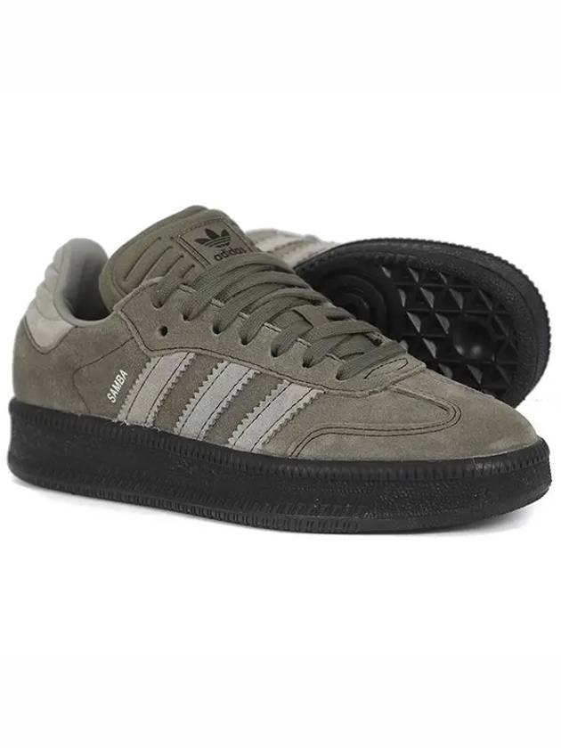 Samba XLG Low-Top Sneakers Olive Strata - ADIDAS - BALAAN 3