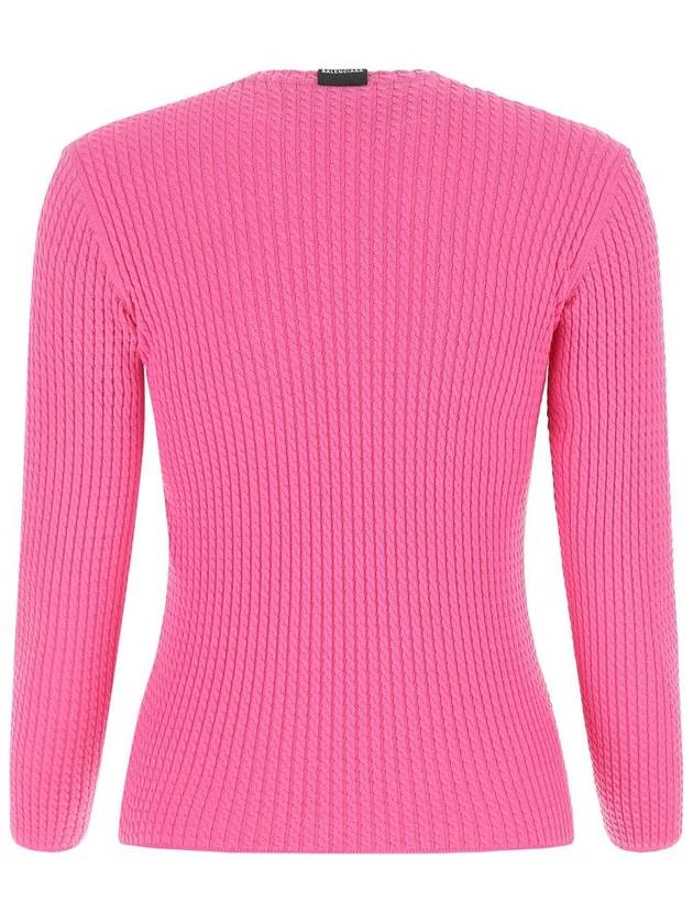 wool round neck knit pink - BALENCIAGA - BALAAN 3