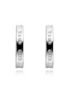 Tiffany 1837 Small Hoop Earrings Silver - TIFFANY & CO. - BALAAN 2